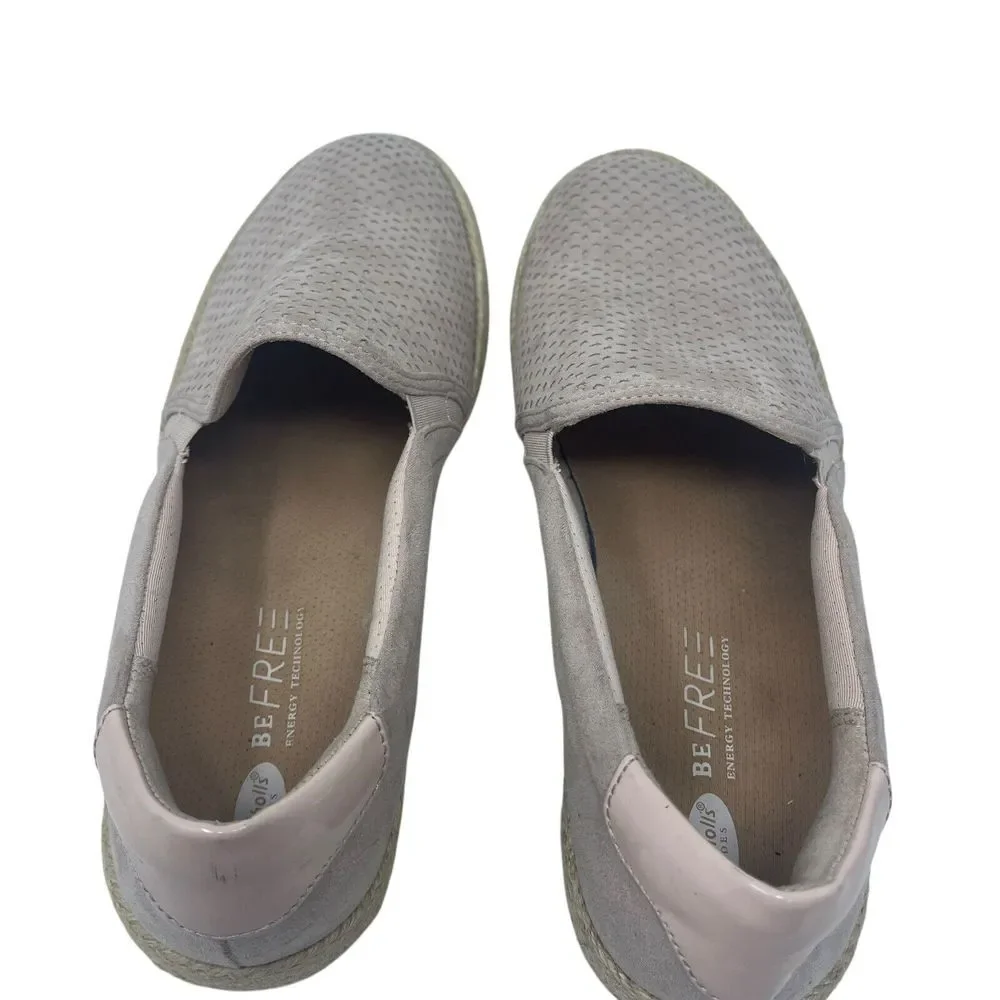 Dr Scholls Espadrilles Loafers Flats Womens 11M Light Pink Saturday Slip On Shoe